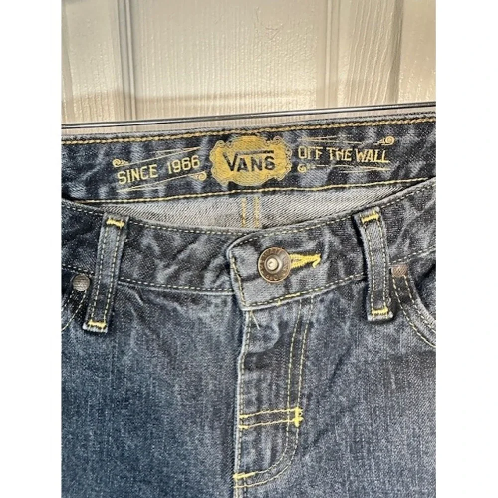Vans Denim Jeans Straight‎ Leg Dark Wash Casual Pants Men's Size 28x30